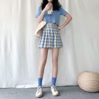 Vintage College Style Y2k Skirts Women Plaid High Waist Korean Fashion Pleated Skirt Woman Slim Fit Kawaii Short Mini Girl Skirt