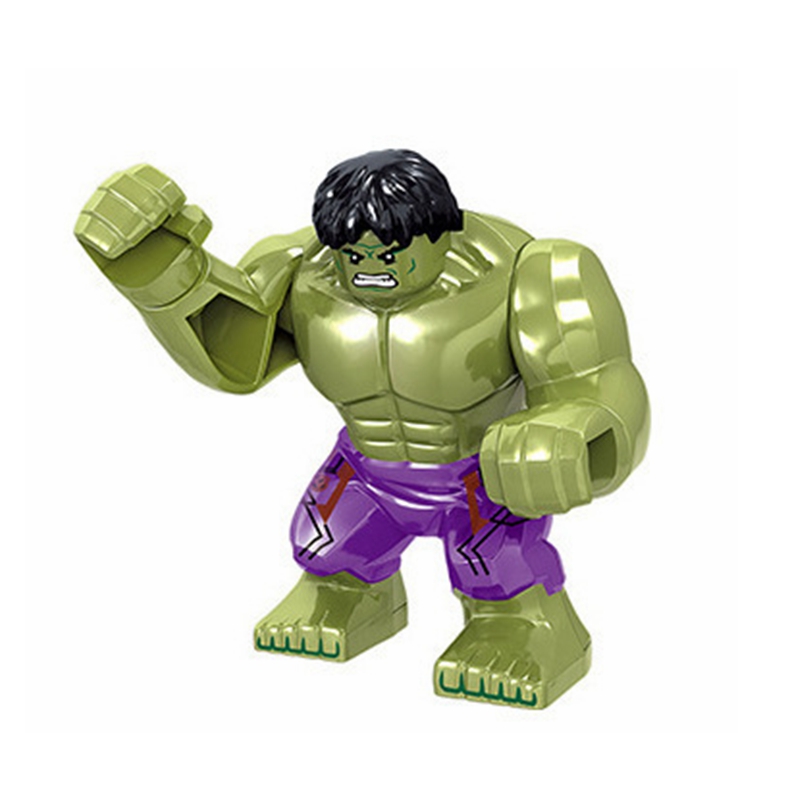 16PC Avengers Superheroes Thanos Hulk Iron Man Mini figures Building Blocks Toy 