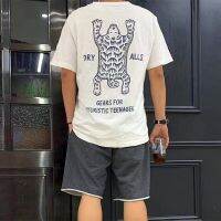 【พร้อมส่ง】เสื้อยืดแขนสั้นพิมพ์ลาย Human Made Polar Bear Logo ทรงหลวมสไตล์ญี่ปุ่นสําหรับผู้ชายและผู้หญิง