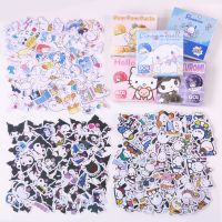 ✕♦❒ [Gift Box] 60 3 Sanrio Pocket Monster Stickers Cartoon Cinnamoroll Kuromi Pochacco PVC Waterproof Sunscreen Stickers Gift