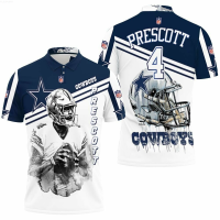 Dak Prescott 2 Dallas Cowboys POLO Shirt is the lover of football fans {in store}