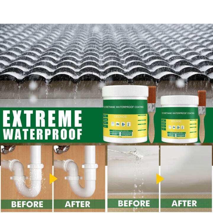 Super Waterproof Glue Transparent Water Proof Adhesive/Sealant with Brush Lazada PH