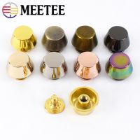 【CW】 10/20/50Pcs Meetee Handbags Metal Nails Clip Combined Buttons Rivet Screw for Leather Hardware Accessories