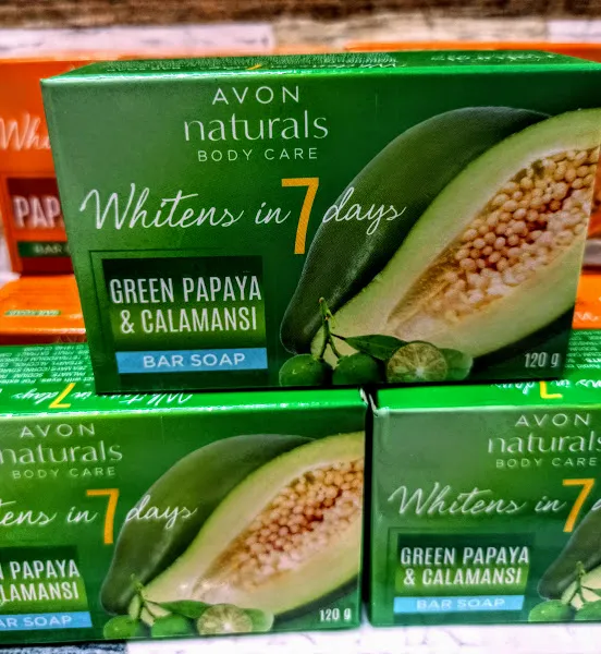 AVON Naturals Whitening Green Papaya & Calamansi Bar Soap 120g Lazada PH