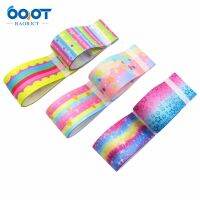 【CC】 OOOT BAORJCT L-20406-23338mm10yards Colorful stars geometric Printed grosgrain Ribbonsbow cap accessories decorations