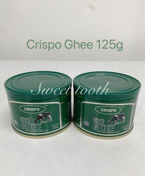 CRISPO GHEE 125G MINYAK SAPI 125G 400g Lazada