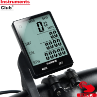 Instruments INBIKE 2.8นิ้วจักรยานคอมพิวเตอร์ไร้สายมัลติฟังก์ชั่กันฝนขี่จักรยานวัดระยะทางขี่จักรยาน S Peedometer นาฬิกาจับเวลาแสงไฟจอแสดงผล