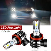 ▩✘❇ 2pcs LED Fog Light Blub Lamp Canbus No Error H8 For Mini Cooper F55 F56 R56 F54 Clubman R55 F57 Convertible R57 R60 R58 R61 R59