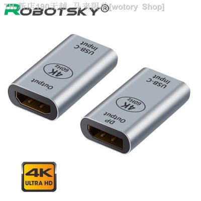 【CW】⊕☸✼  Type C To HDMI-Compatible/DP/Mini Converter Female USB Video Macbook Display Port
