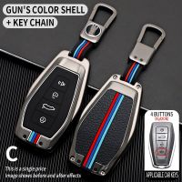 YINEOR Luminous Alloy Remote Key Fob Shell Full Cover Case Holder Keychain For Proton X50 Geely Okavango Coolray Azkarra X6 Boyue Emgrand Global Hawk GX7 Atlas Borui