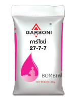 27-7-7ปุ๋ยซัลเฟตแท้ การ์โซนี่(เเบ่งบรรจุ1กิโลกรัม)ช่วยในการฟื้นต้น ทำให้พืชเจริญเติบโตอย่างรวดเร็ว ช่วยให้ต้นสมบูรณ์แข็งแรง เร่งการแตกใบอ่อน