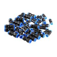 30pcs Pneumatic Fittings 10mm 8mm 6mm Straight Push Plastic Connector Trachea Connector Set PU &amp; Plastic Air water Hose Tube Gas Pipe Fittings Accesso