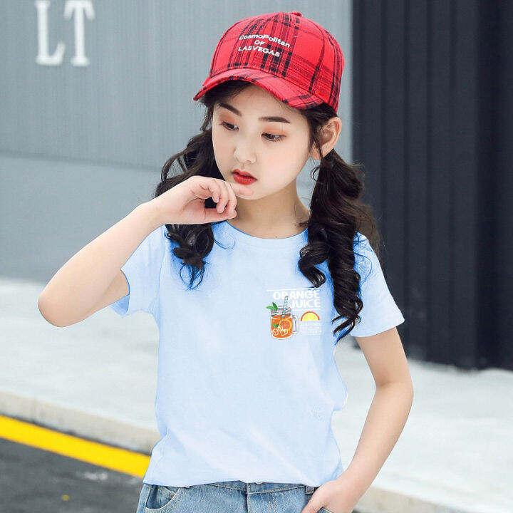 เสื้อยืดแขนสั่งเด็ก-ผ้านุ่นใส่สบายทั้งเด็กชายกับเด็กหญิงh06b