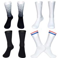 【YD】 Anti Silicone Seamless Aero Socks New Breathable Cycling Men Road Calcetines Ciclismo