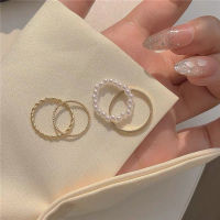 Fashion jewelry shop แหวนผู้หญิง แหวนแฟชั่นผญ สไตล์เกาหลี 4ชิ้น