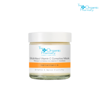 The Organic Pharmacy Stabilised Vitamin C Corrective Mask 60ml - muslin cloth  มาสก์บำรุงผิวหน้า