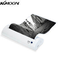 KKmoon A4แบบพกพาเครื่องพิมพ์ความร้อน210มม. มินิมือถือเครื่องพิมพ์ภาพ203Dpi BT เชื่อมต่อ USB พร้อมการพิมพ์กระดาษรองรับด้วยความร้อน1ม้วนหน้าเว็บไฟล์ PDF ภาพสัญญาที่เข้ากันได้กับสำหรับวินโดว์แอนดรอยด์ไอโอเส