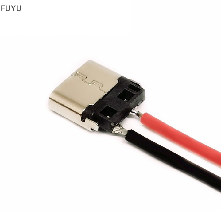 fuyu-5pcs-usb-type-c-2p-เชื่อมสายเชื่อมต่อหญิงสำหรับชาร์จโทรศัพท์มือถือ