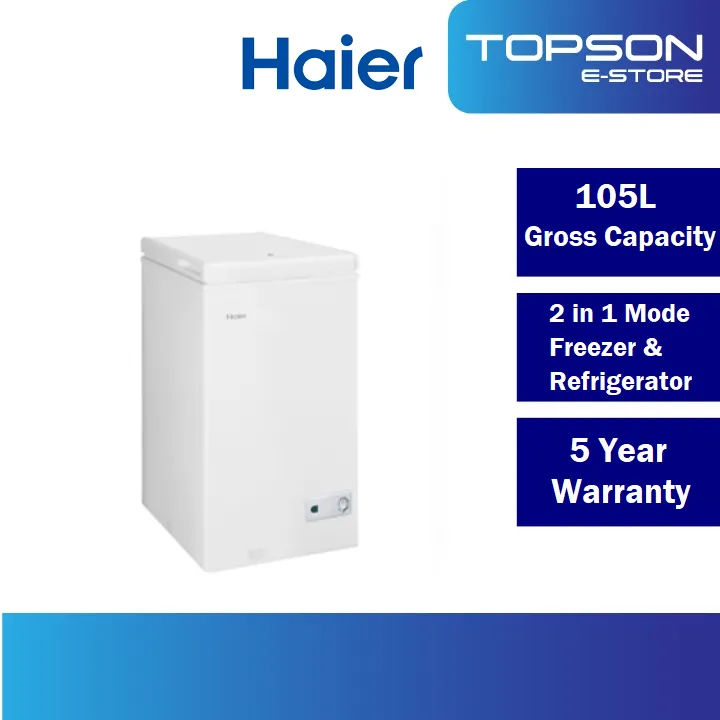 Haier BD138HP Chest Freezer 105L R600a 2 in 1 Convertible Fridge