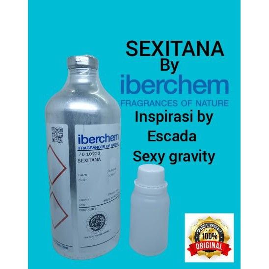 Sexitana Bibit Parfum Murni Kemasan 100ml By Iberchem Inspirasi By Escada Sexy Grafity