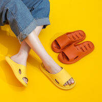 Women Men Household Leaking Slippers Summer Indoor Hollow Soft Sole Bathing Non-Slip Bathroom Platform Slippers