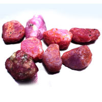 พลอยแท้ธรรมชาติ 100% รูบี้ ทับทิม ( Natural Unheated Ruby ) พลอยก้อน พลอยดิบ 55.87 กะรัต สีชมพู