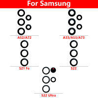 20ชิ้น Belakang Kamera Kaca สำหรับ Samsung S22บวก A33พิเศษ S21 Fe A53 A73 A52 A03 Bahagian Penggantian M32 Teras