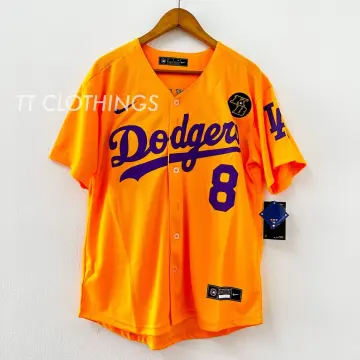 LA Dodgers #8 Kobe Bryant Black Jersey in 2023