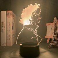 ❐□☃ 3d Lamp Anime Cowboy Bebop Spike Spiegel LED Night Light for Kid Room Deco Birthday Gift Manga Cowboy Bebop Lamp Spike Spiegel