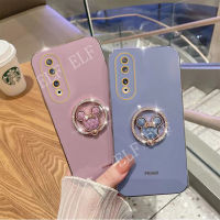 เคสโทรศัพท์บุคลิกของ Huawei Honor 90 5G / Honor 90 Lite/ Honor 70 Lite/ Nova 11 / 11 Pro / 11i ใหม่เคสนิ่มชุบไฟฟ้า HONOR90ไลต์ปลอกอ่อนซิลิโคนหรูหรา Honor70รูปการ์ตูน Lite พร้อมที่ยึดแหวน