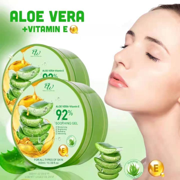 92% Aloe vera Vitamin E Soothing Gel 300ml | Lazada PH