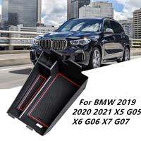 [Xiaofeitian Auto Supplies] สำหรับ BMW 2019 2020 2021 2022 X5 G05 X6 G06 X7 G07ภายในที่เก็บกล่องฝาครอบตกแต่งพลาสติกรถอุปกรณ์เสริม