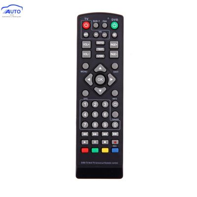 ITEC☜1Pc Black DVB-T2 Remote Control Universal Remote Control Replacement Electronics Supplies