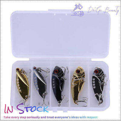 【คลังสินค้าพร้อม】Spinner Spoon Blade Swimbait Fishing Lures 3d Eyes Vib เหยื่อ Hard ประดิษฐ์สำหรับน้ำจืดน้ำเค็ม