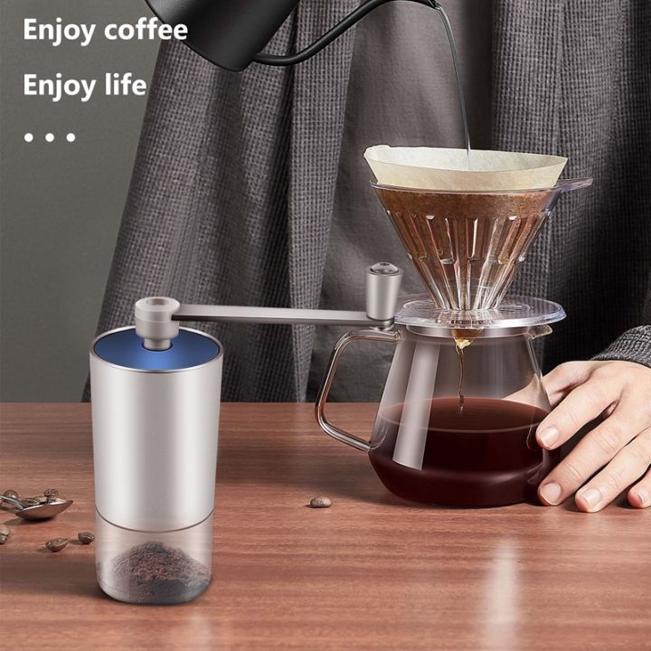 hot-new-เครื่องบดกาแฟแบบแมนนวล-anti-jumping-beancoffee-grinders-พร้อม-burr-hand-crank-mill-ที่ปรับได้สำหรับโฮมออฟฟิศ