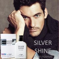 Instyle Silver Shine Pour Homme Eau De Toilette น้ำหอมผู้ชายกลิ่นไฮโซหรูหราอบอุ่นผสานความเซ็กซี่น่าค้นหา