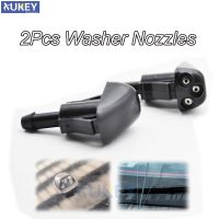 Xukey 2PCS/Set Front Windshield Wiper Water Washer Jet Nozzle For For Hyundai Santa Fe Sonata Tiburon Elantra Coupe For Kia Rio