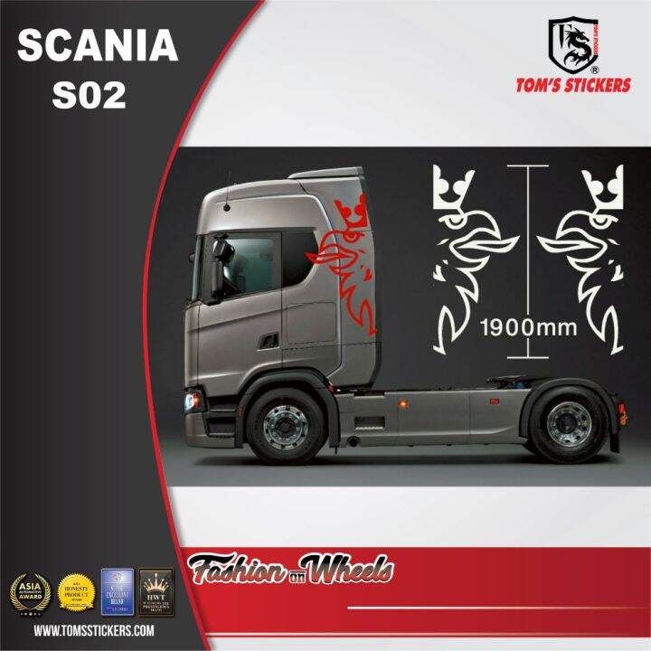 🎯 SCANIA TRUCK BODY STICKERS SET SCANIA - 02 | Lazada