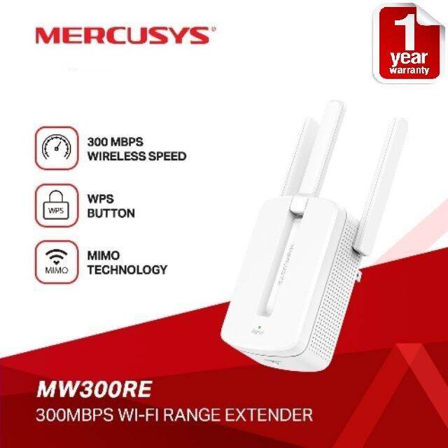 ประกัน-1-ปี-tp-link-mercusys-mw300re-300mbps-wi-fi-range-extender-ขยาย-ทวน-สัญญาณไวไฟ-wireless-repeater-network-kit-it