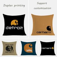 【CW】☊✠  Carhartts Cover Duplex Printing Pillowcase 40x40 Sofa Pillows Covers Cushion 45x45 Pillowcases 45x45