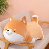 Shiba Inu Pillow Long Strip Doll Oversized Girl Sleeping on Bed with Clip Legs Rag Plush Toy