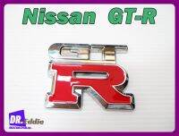 NISSAN GT-R LOGO RED FRONT GRILLE # โลโก้ติดกระจังหน้า พร้อมกาวติด