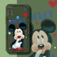 Yiเว็สเคส Samsung Galaxy A9 2018,เคสโทรศัพท์บางดีไซน์ใหม่กันกระแทกขอบสี่เหลี่ยมเคสนิ่มลายการ์ตูนมิกกี้น่ารักเคสซิลิโคนคลุมทั้งหมดเคสป้องกันกล้องตานางฟ้า