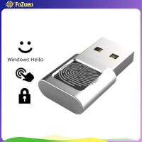 FoZueo เครื่องอ่านลายนิ้วมือ USB สแกนเนอร์ไบโอเมตริกซ์ * 360 ° สัมผัสสำหรับ Windows 10 11สวัสดี