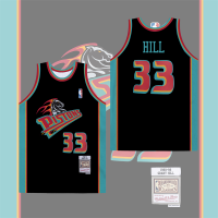 เสื้อบาสเก็ตบอล Detroit Pistons #33 Grant Hill สำหรับผู้ชาย