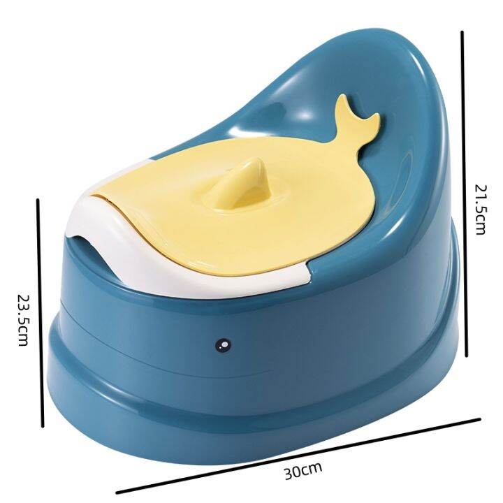 โถชักโครกเด็กปลาวาฬน้อย-enfant-เด็กทารกช่วยเด็กสาวการฝึกอบรมที่นั่งหม้อ-wc-ขนาดเล็กการ์ตูนโถฉี่แบบพกพาไม่เต็มเต็ง