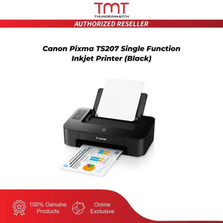 Canon Pixma Ts207 Single Function Inkjet Printer Lazada 2878