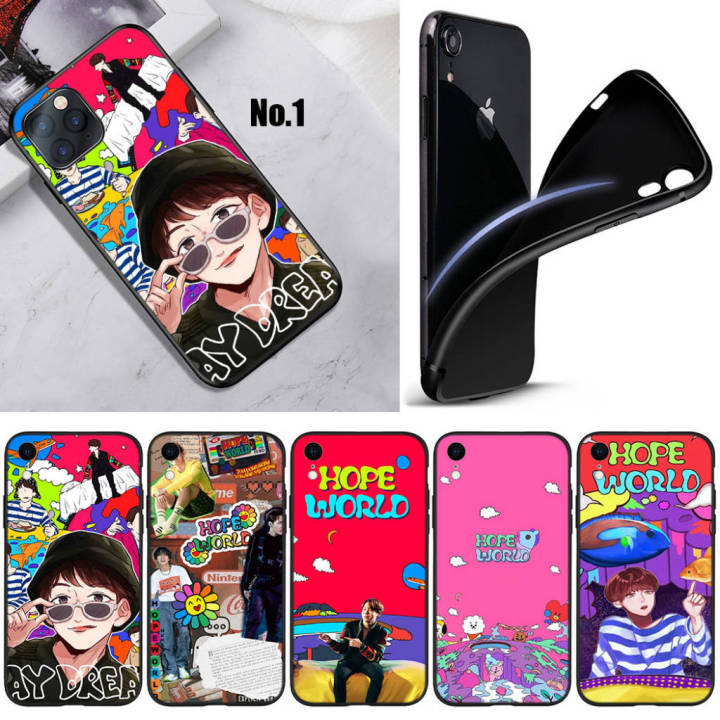 52gnn-jhope-world-อ่อนนุ่ม-high-quality-ซิลิโคน-tpu-phone-เคสโทรศัพท์-ปก-หรับ-iphone-7-8-11-12-13-14-pro-xs-max-se-x-xr-plus-se