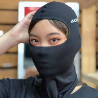 โม่งเต็มใบ ACERBIS FACE MASK LADHER BLACK