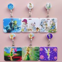 Disney Princess Retractable Buckle Clip Card Holder Horizontal Business Badge Reel Clip Cardholder Doctor Nurse Hang credencial